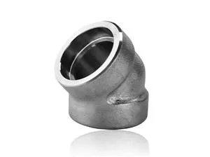 Høytrykkssveising av rustfritt stål 45 graders albuer